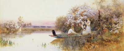 Picking Blossoms by Thomas James Lloyd